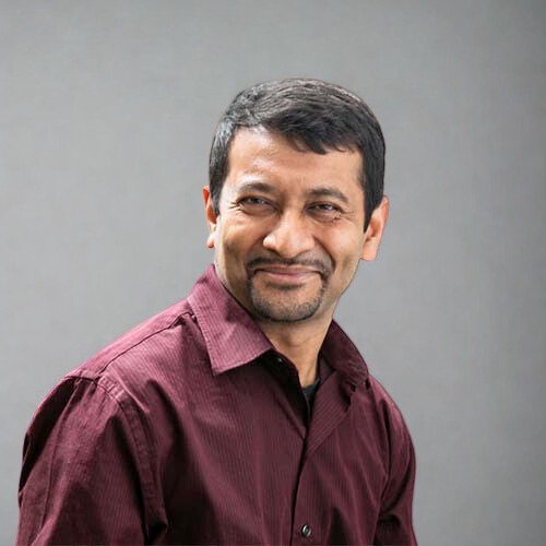 Portrait of Dr Siddhartha Sikdar Distinguished Professor of Bioengineering at George Mason University and leader in ultrasound imaging and wearable sensing for neuromuscular rehabilitation